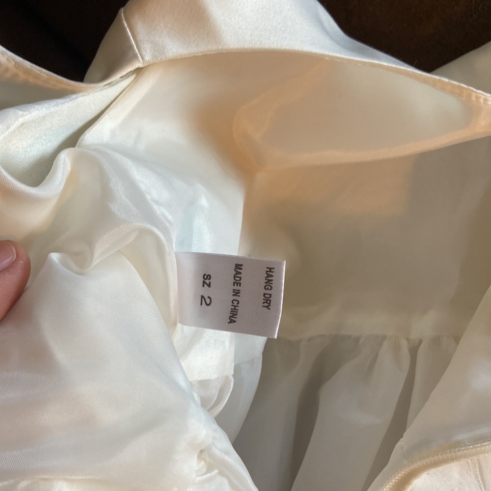 Flower girl dress, size 2. No brand tag - Picture 5 of 6